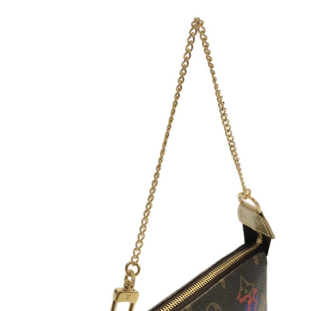 LOUIS VUITTON Authentic Brown Monogram Pochette Pouch - Picture 8 of 10